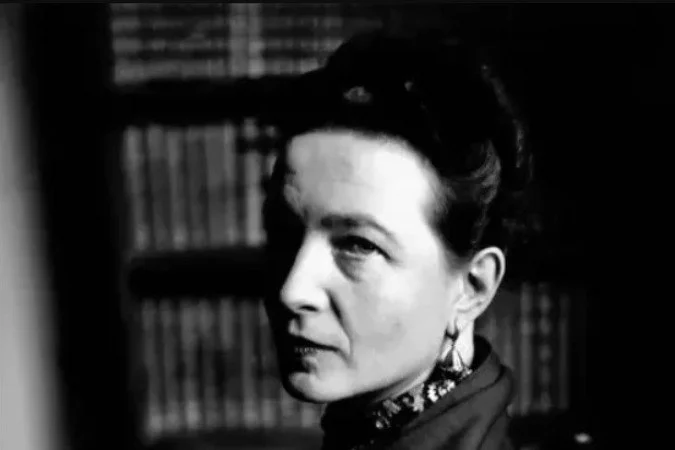 Retrato de Simone de Beauvoir