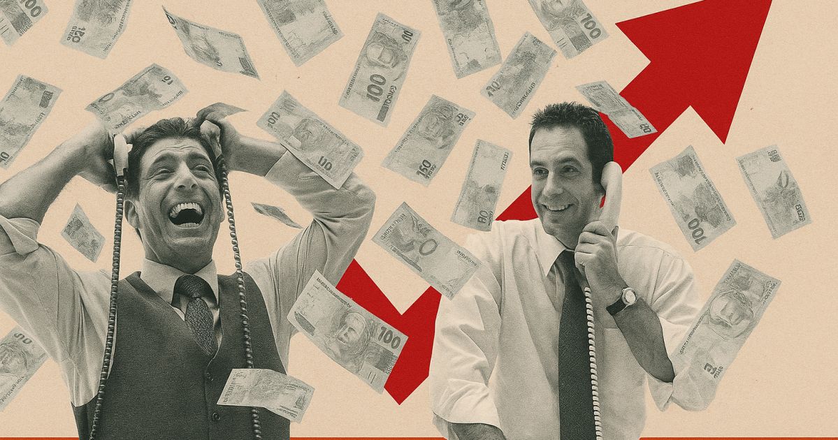 Tela de pregão da B3 com cotações e gráficos