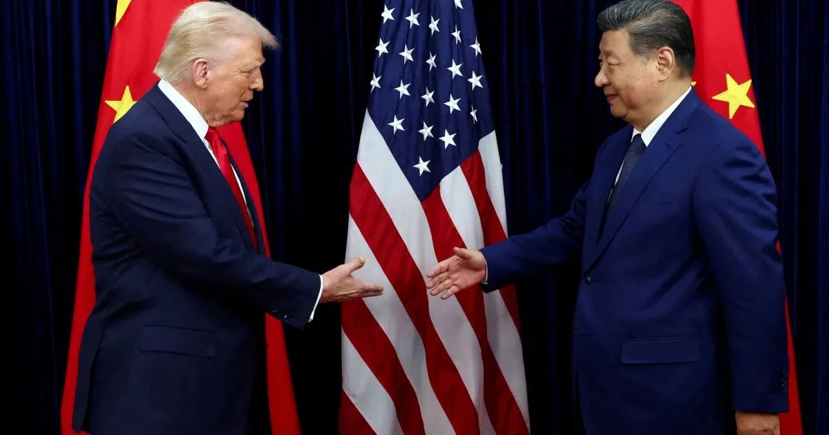 Trump e Xi em encontro anterior