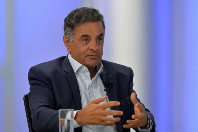 Aécio Neves em entrevista