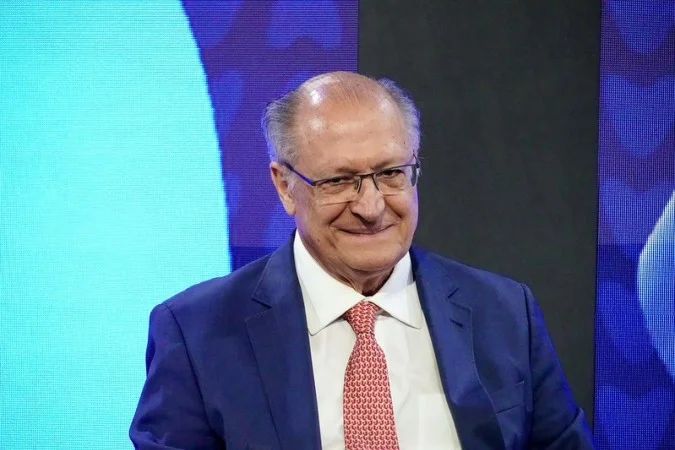 Geraldo Alckmin em pronunciamento no MDIC