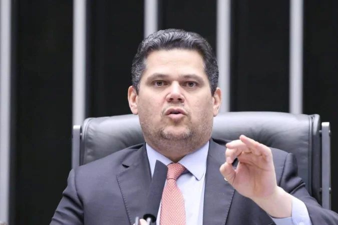 Davi Alcolumbre no plenário do Senado
