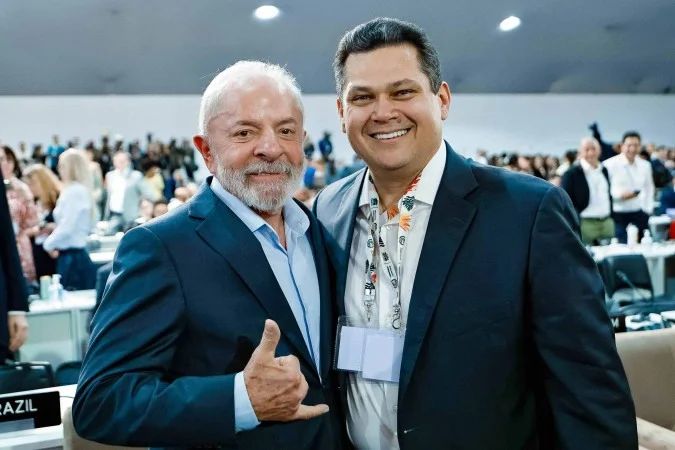 Davi Alcolumbre no plenário do Senado