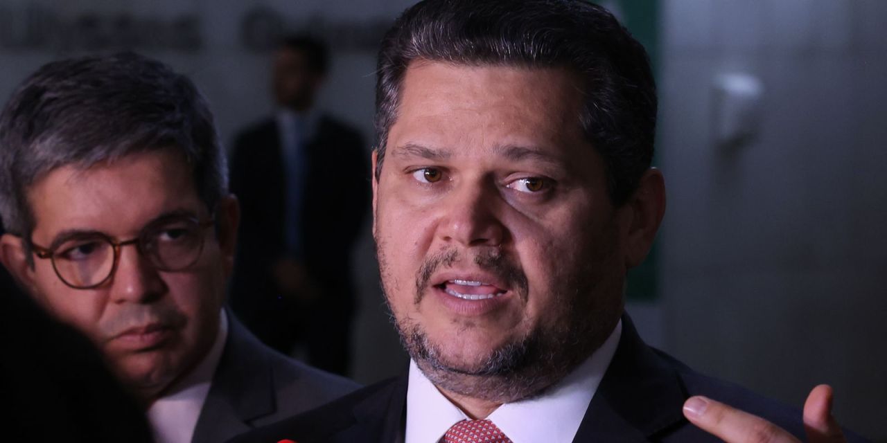Davi Alcolumbre no plenário do Senado