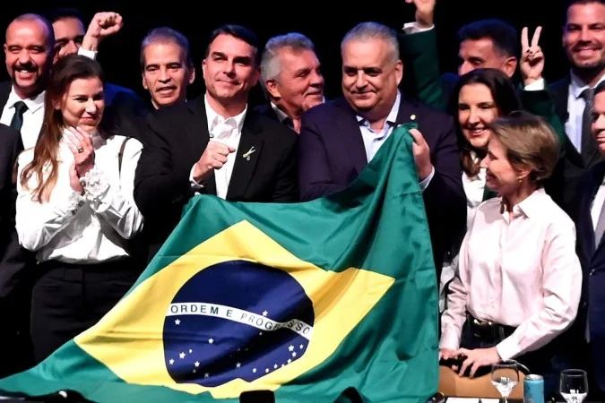 Alfredo Gaspar durante anúncio no diretório nacional do PL