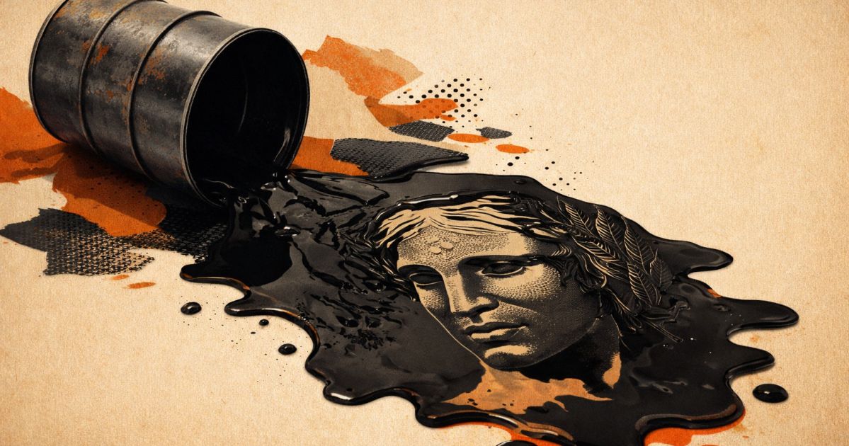 barris de petróleo e gráfico de preços
