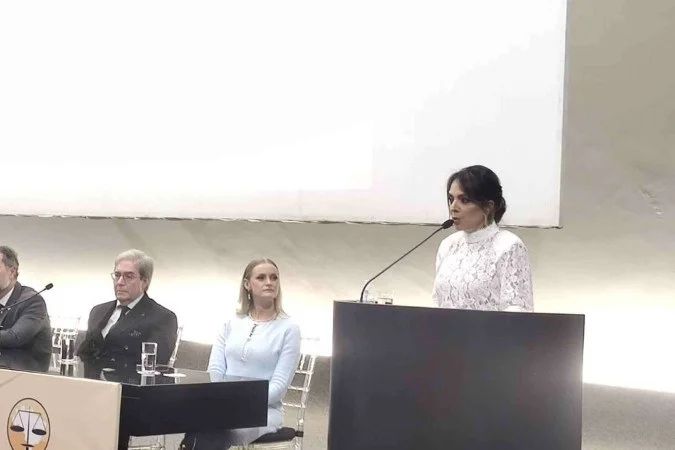 Ana Lya Ferraz da Gama Ferreira na posse