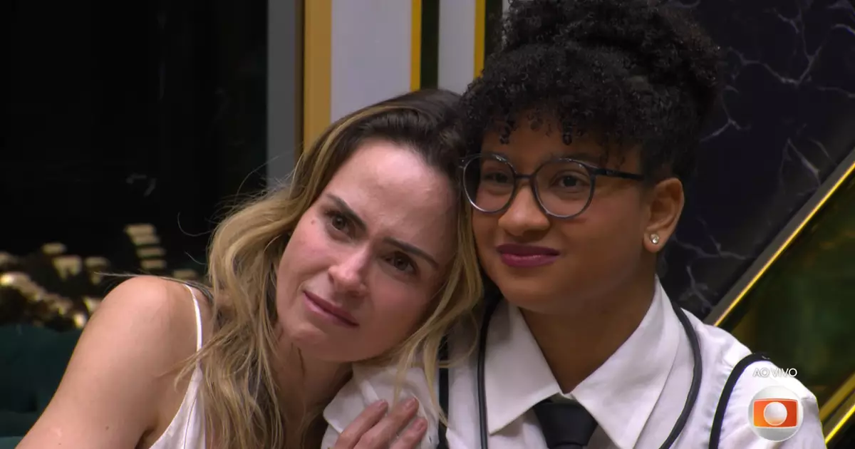 Ana Paula Renault no palco do BBB 26 após vitória