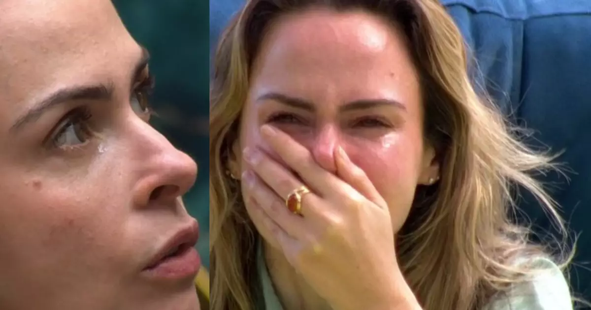 Ana Paula Renault emocionada durante retrospectiva do BBB 26