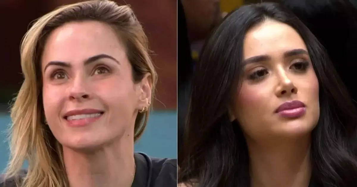 Ana Paula conversando com Juliano no BBB 26