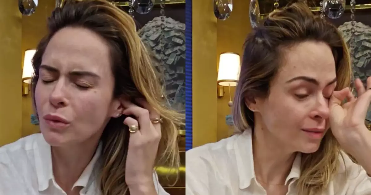 Ana Paula Renault emocionada durante Raio-X no BBB 26