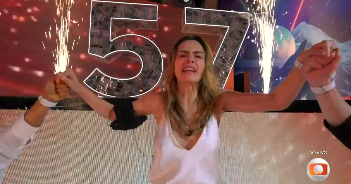 Ana Paula Renault celebra a vitória no BBB 26