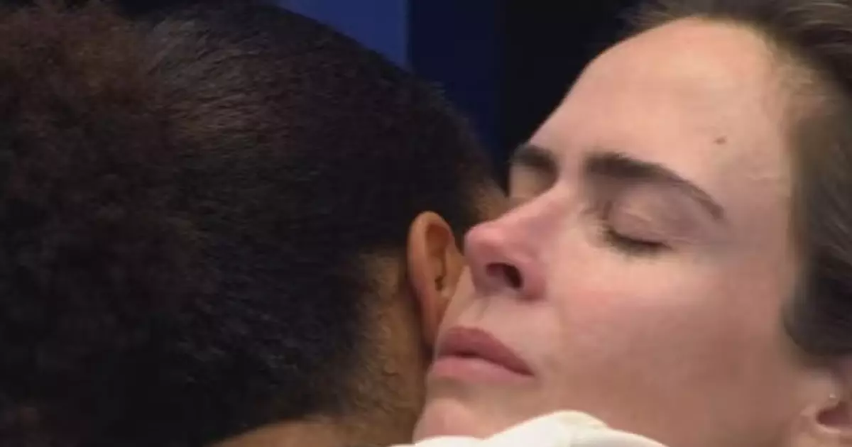 Ana Paula Renault e Milena em conversa no confessionário do BBB 26