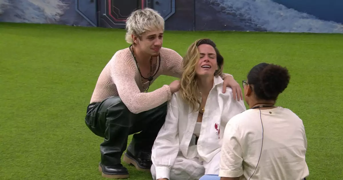 Ana Paula Renault emocionada no ao vivo do BBB 26