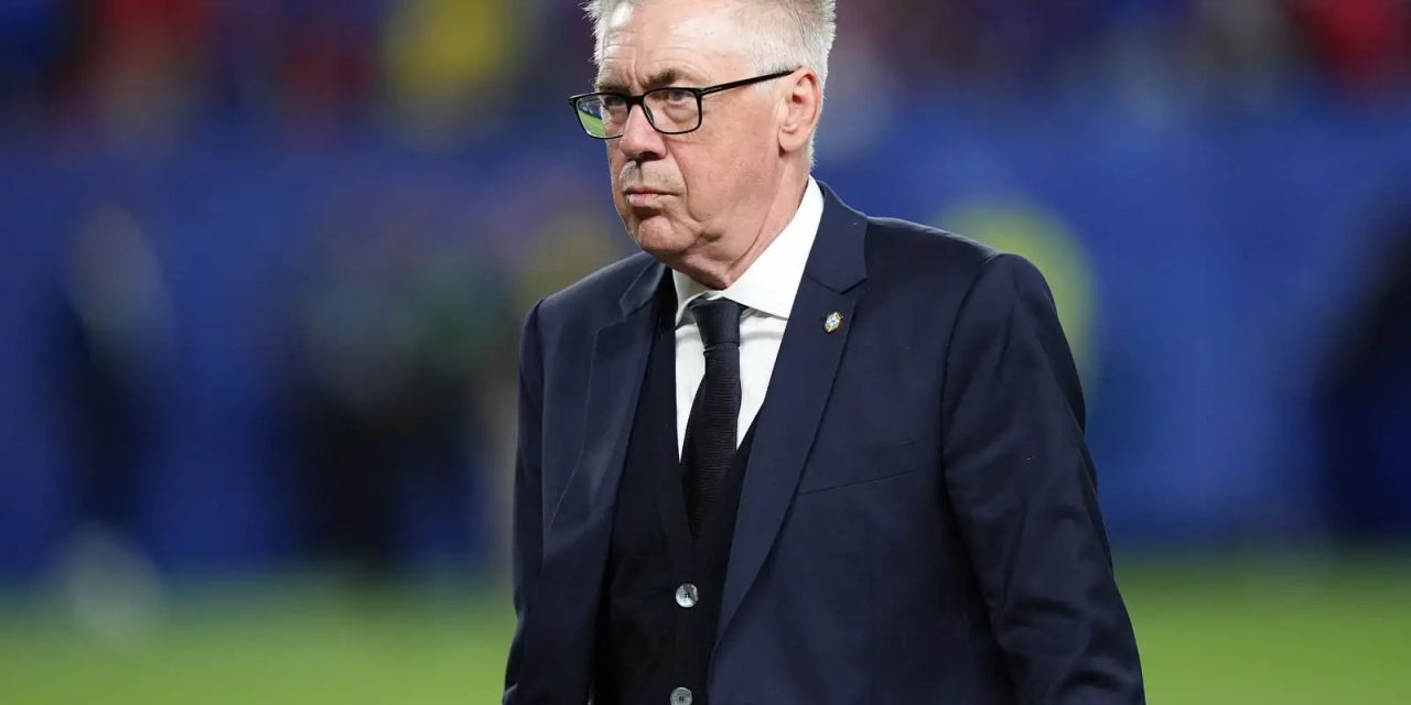 Carlo Ancelotti durante entrevista após Brasil 3 a 0 sobre o Haiti