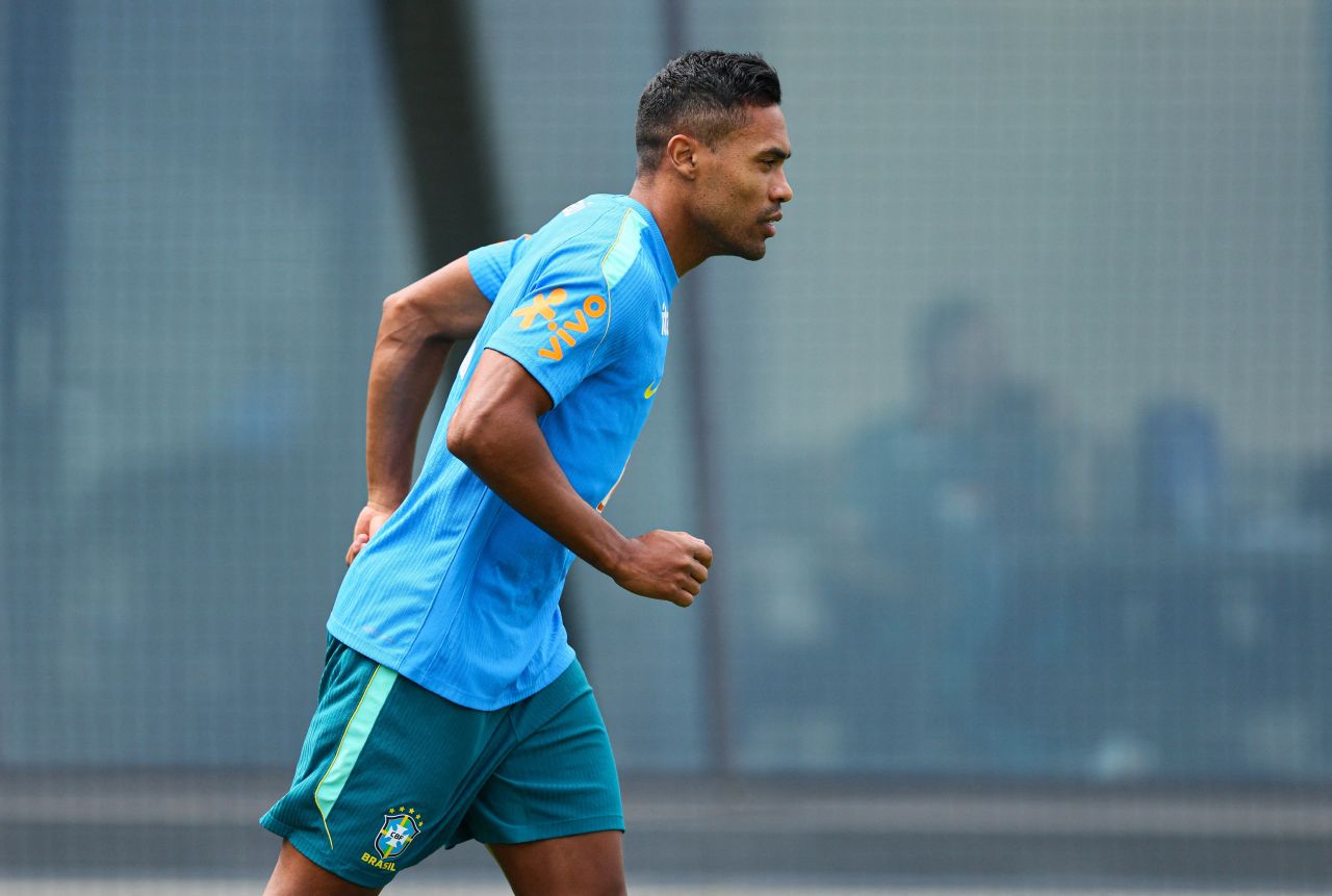 Treino da seleção em Nova Jersey