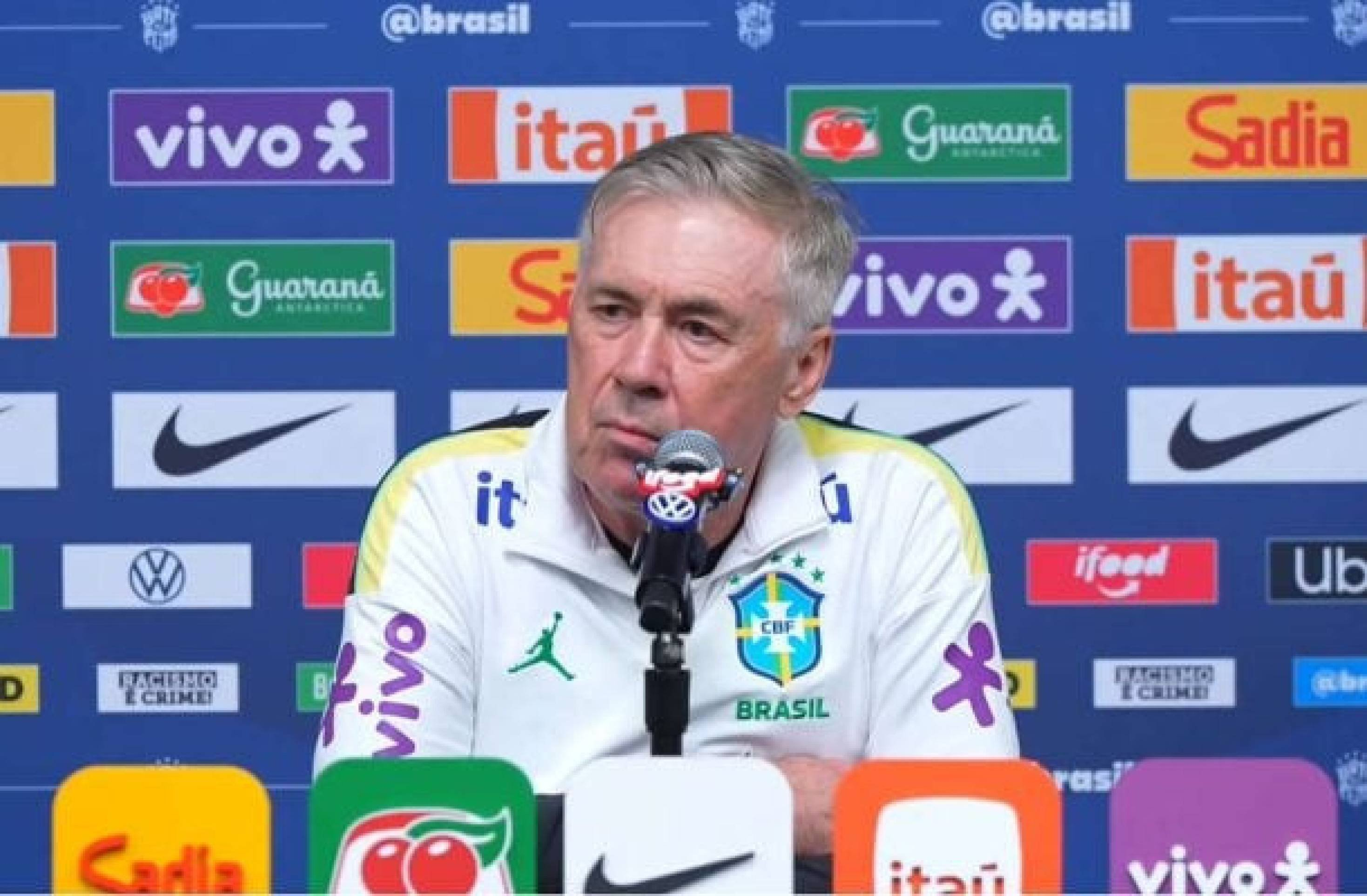 Carlo Ancelotti em coletiva em Orlando