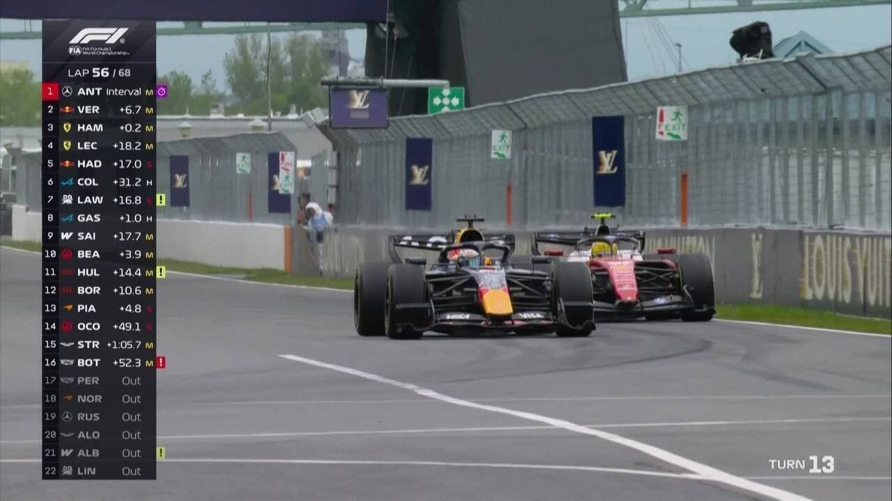 Kimi Antonelli celebra vitória no Circuito Gilles Villeneuve