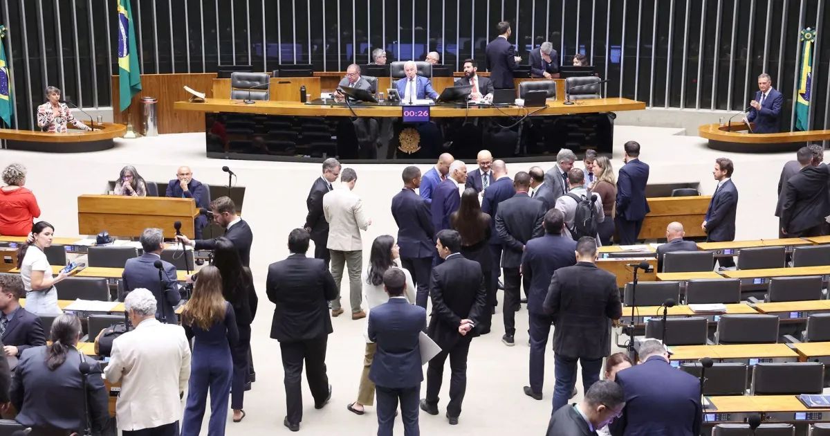 Plenário da Câmara dos Deputados em sessão