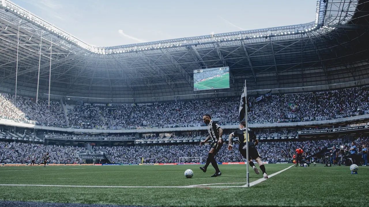 Torcida do Atlético na Arena MRV
