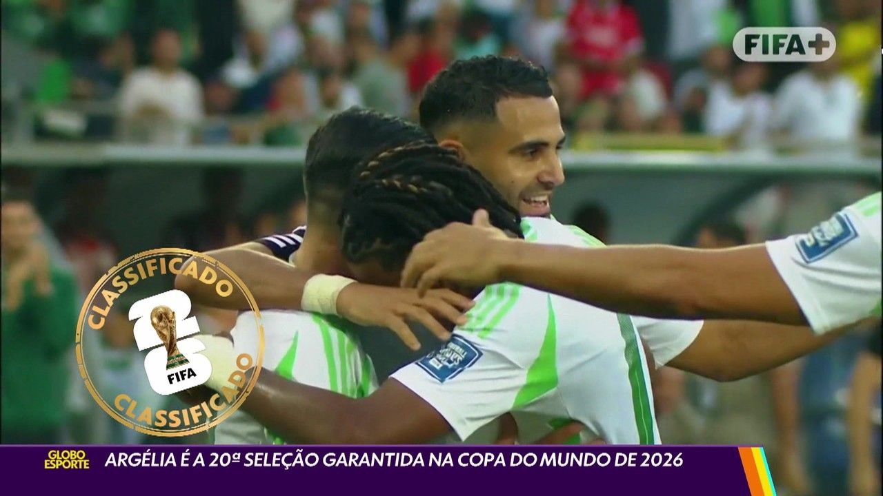Jogadores da seleção da Argélia