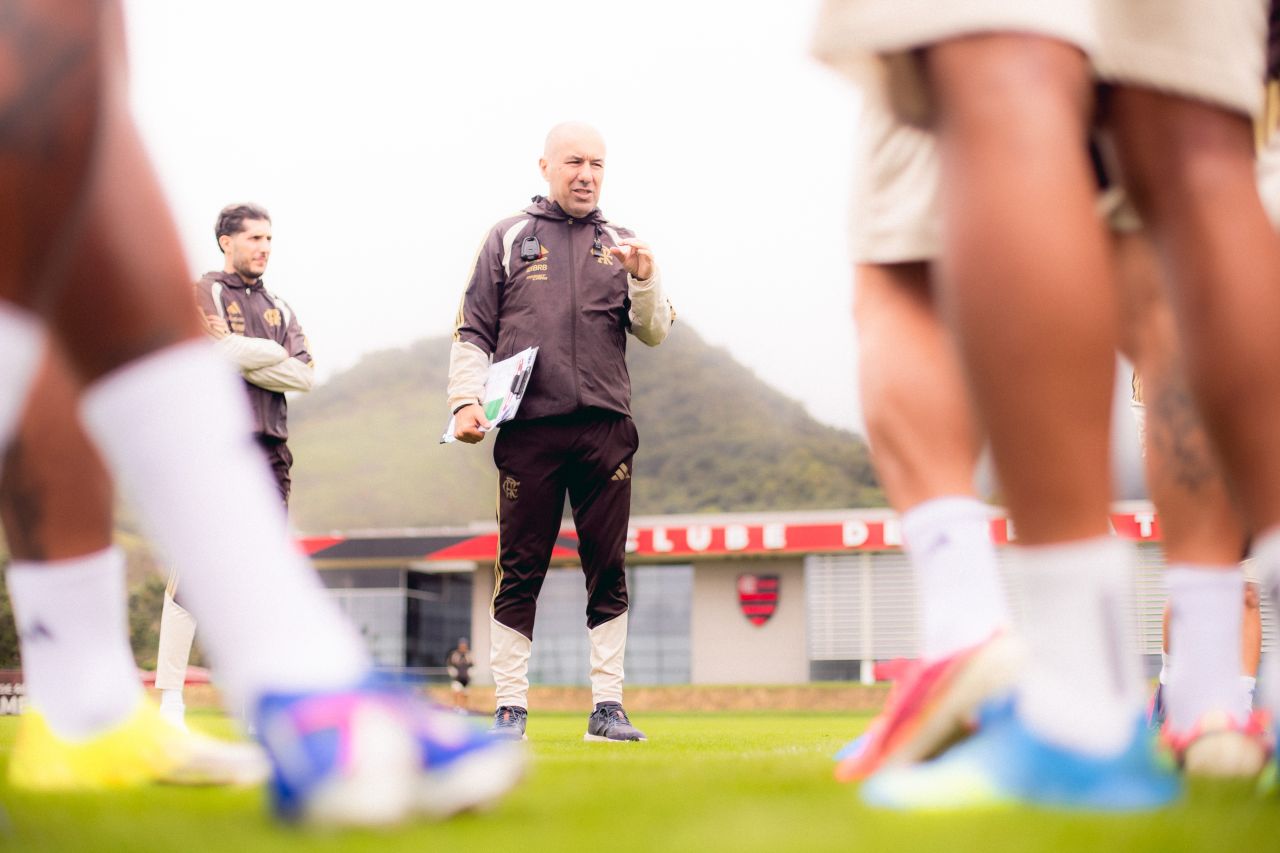 Treino do Flamengo no Ninho do Urubu