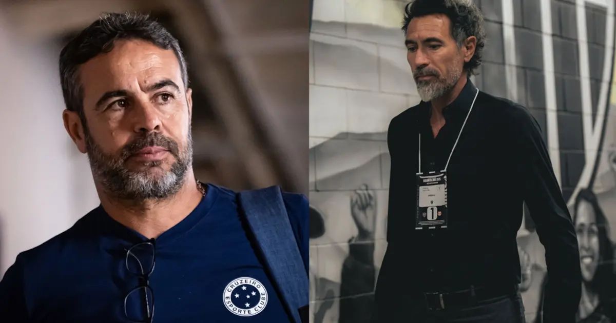 Artur Jorge e Eduardo Domínguez em campo