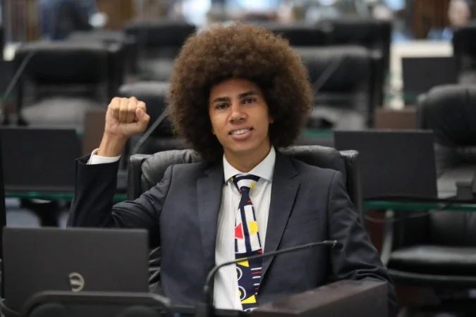 Deputado Renato Freitas em entrevista