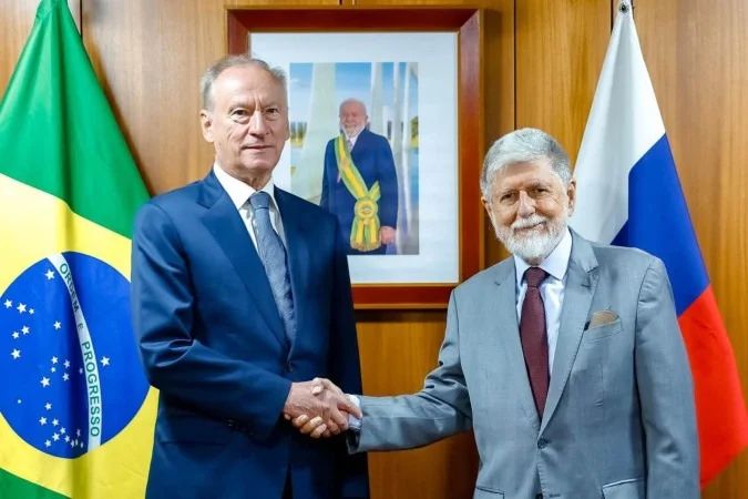 Nikolay Patrushev no Palácio do Planalto