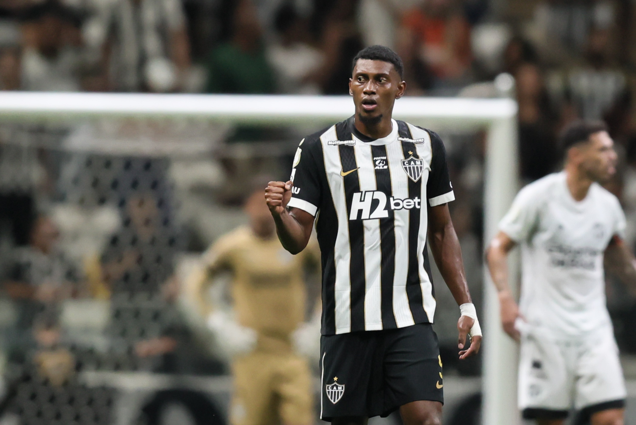 Jogadores do Atlético-MG em campo