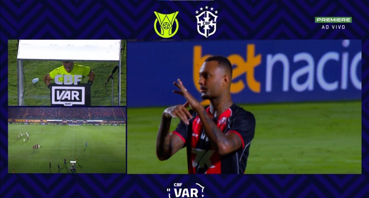Áudios do VAR sobre expulsões de Cacá e Luan Cândido