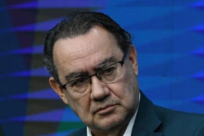 Augusto Cury durante sabatina do Correio Braziliense