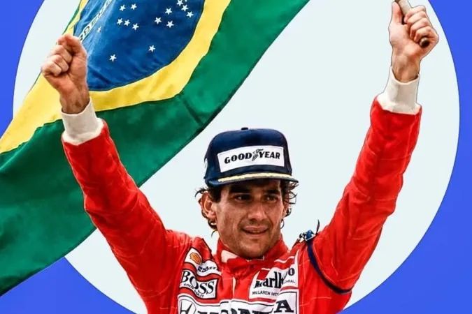 Retrato de Ayrton Senna
