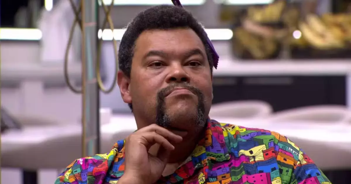 Babu Santana no estúdio da Globo