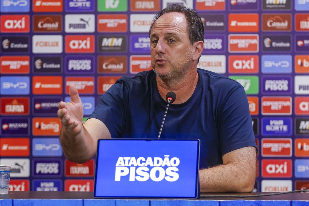 Rogério Ceni na coletiva após empate do Bahia