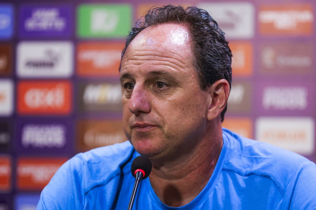 Rogério Ceni em entrevista coletiva após partida