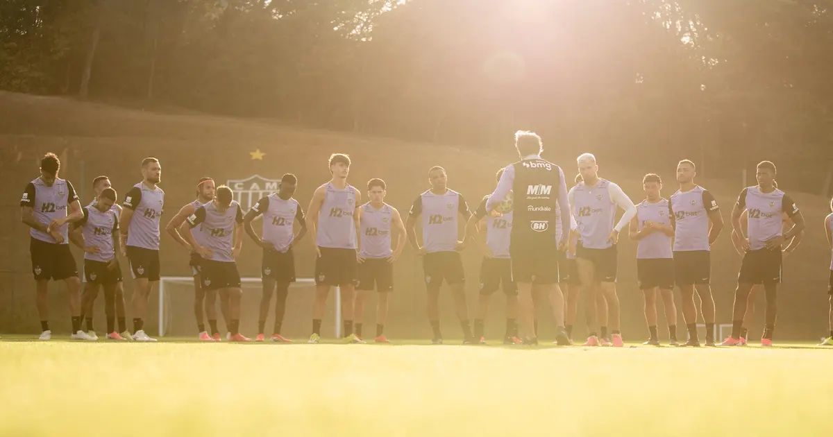 Treino do Atlético na Cidade do Galo