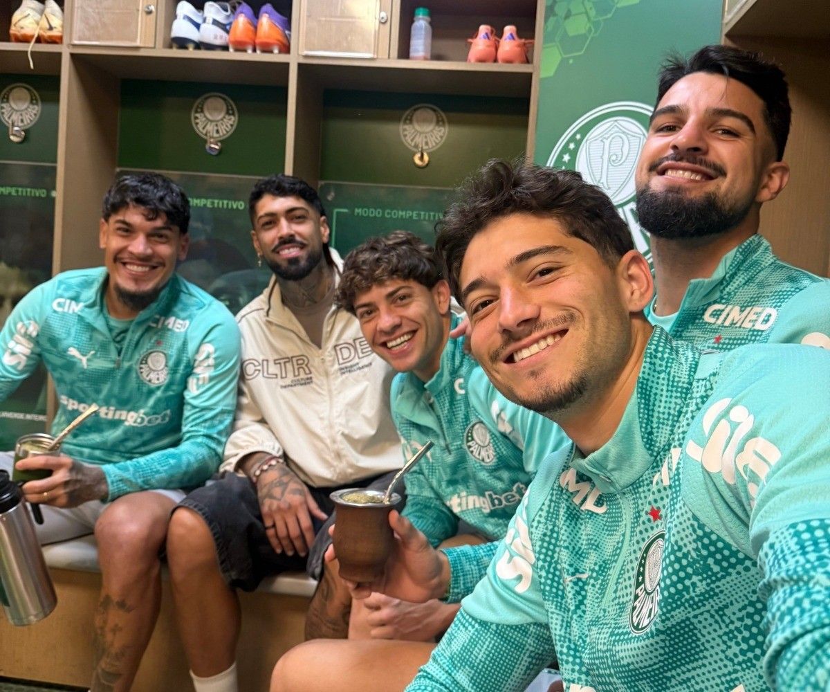 Barboza na Academia de Futebol do Palmeiras