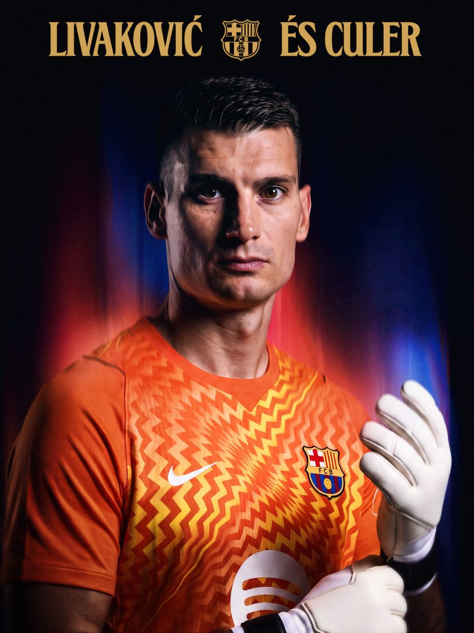 Dominik Livakovic em ação pela seleção croata