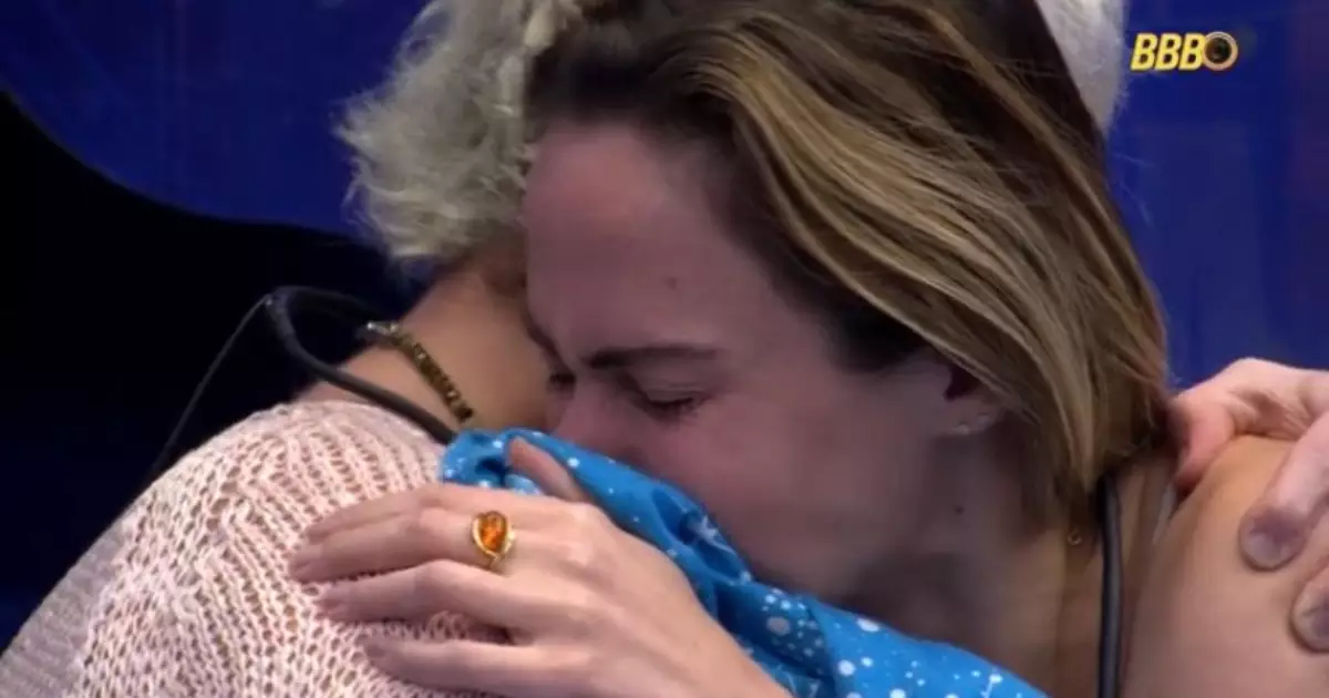 Ana Paula Renault emocionada no BBB 26
