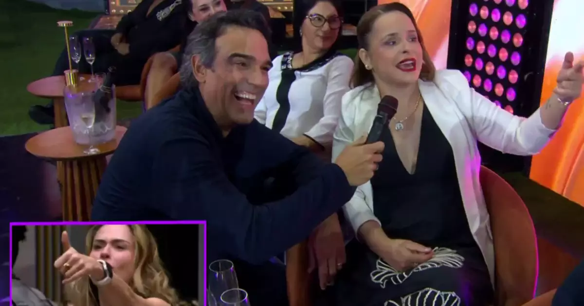 Famílias no gramado da final do BBB 26