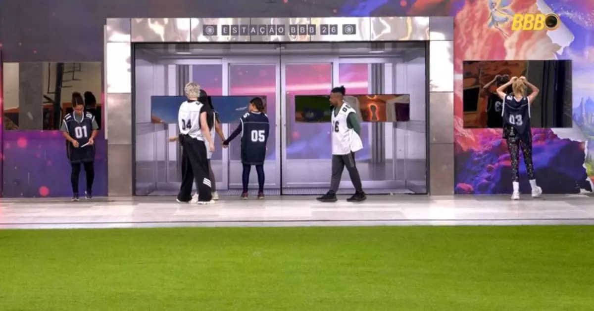 Participantes do BBB 26 em momento de votação