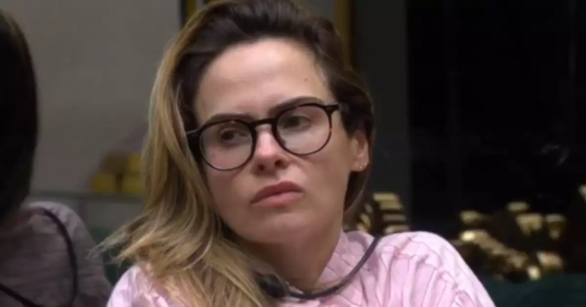 Ana Paula Renault no BBB 26 durante gravação de depoimento