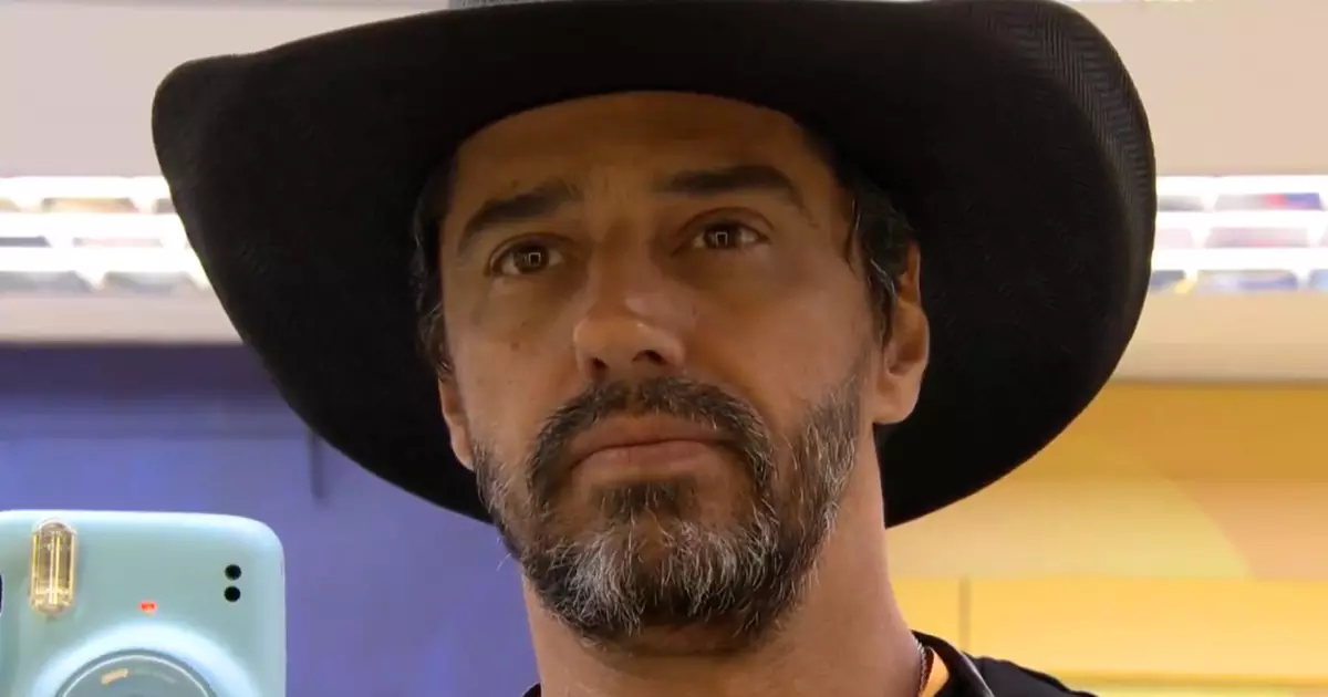 Alberto Cowboy nos bastidores do BBB 26