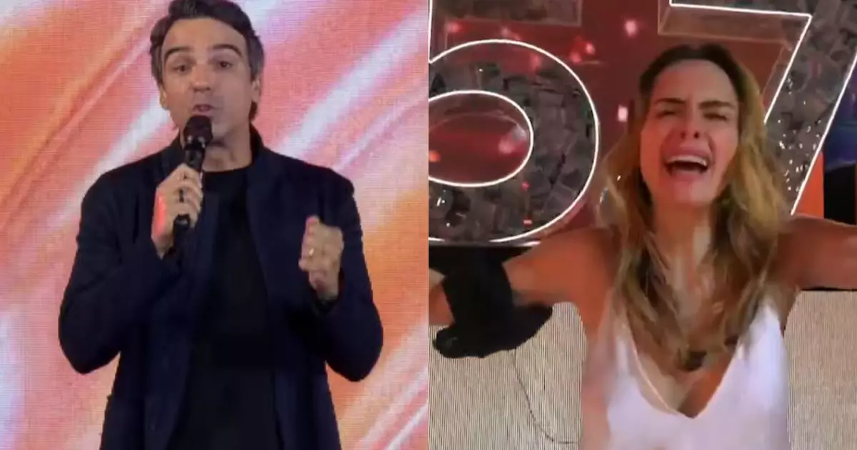 Ana Paula Renault recebe prêmio no palco do BBB 26