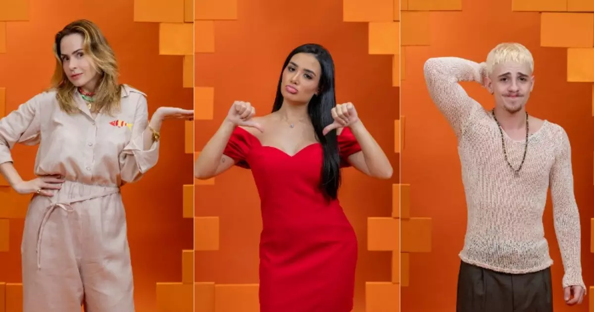 Jordana, Juliano Floss e Ana Paula Renault no BBB 26