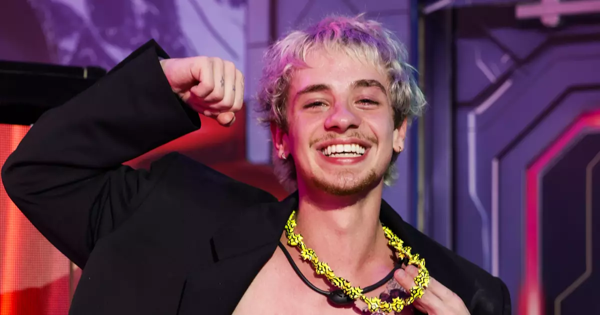 Ana Paula Renault celebrando a vitoria no BBB 26