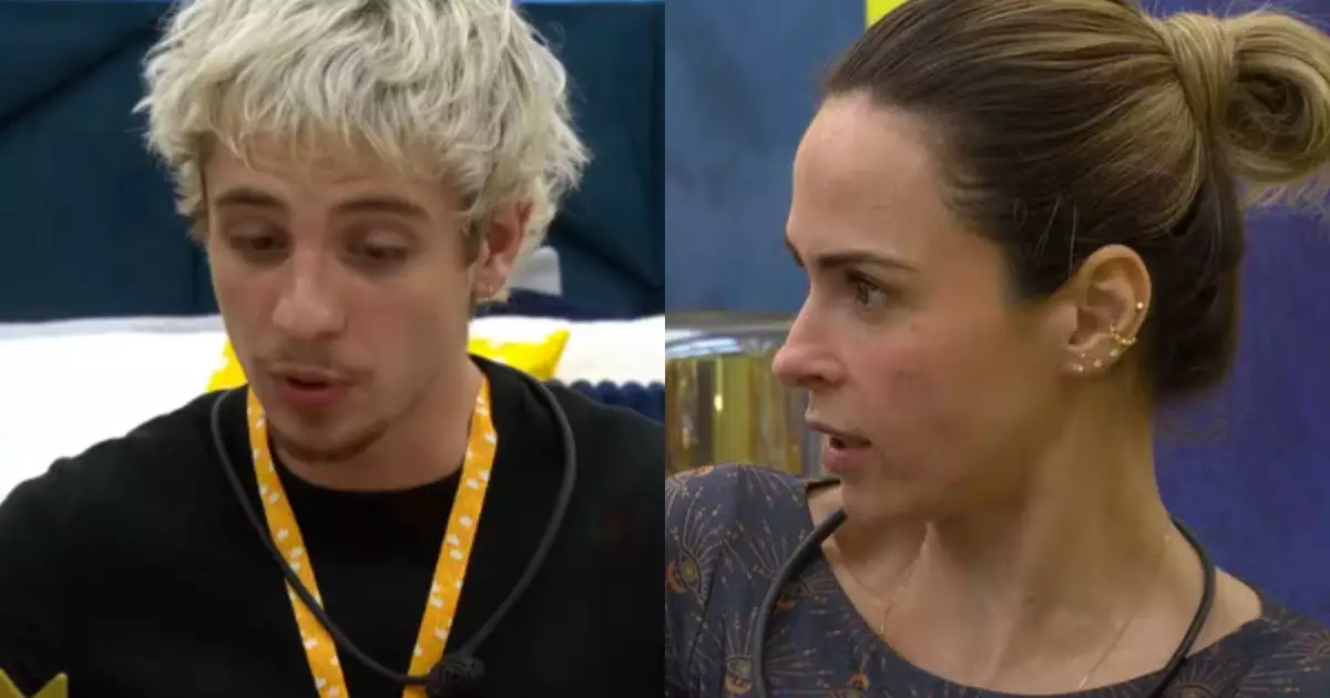 Juliano conversando no Quarto do Lider com Ana Paula e Milena