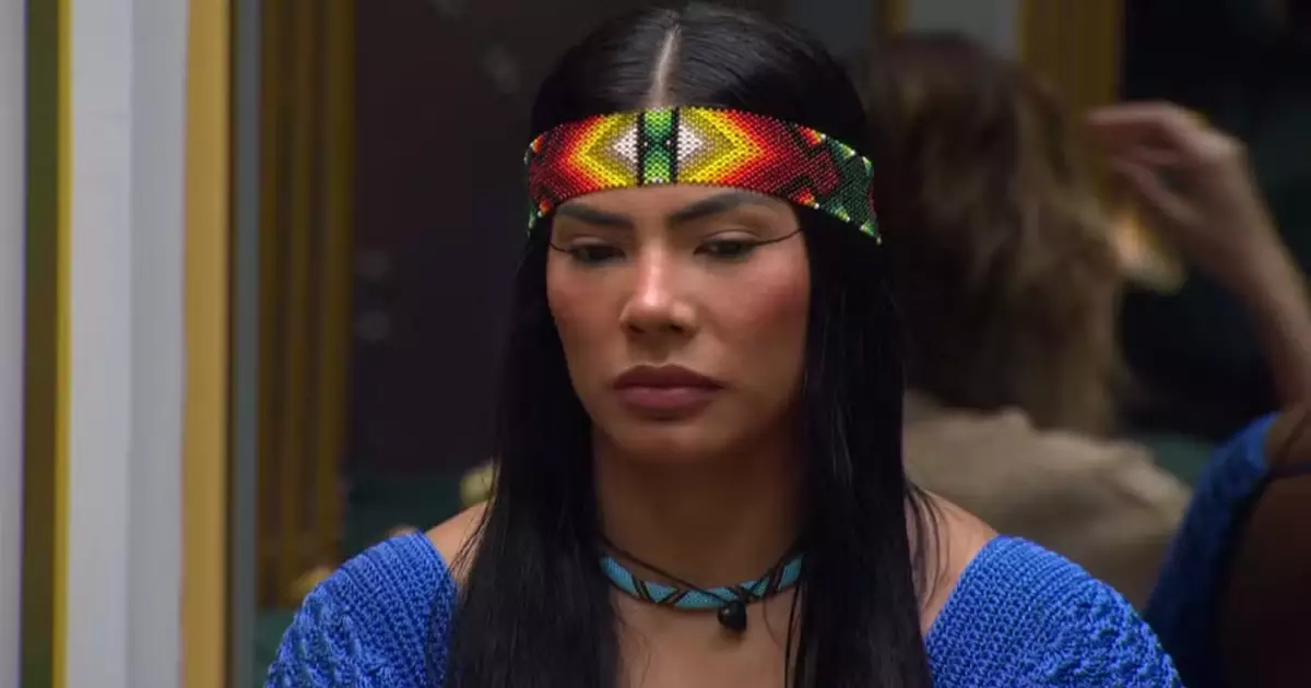 Marciele acenando ao deixar a casa do BBB 26