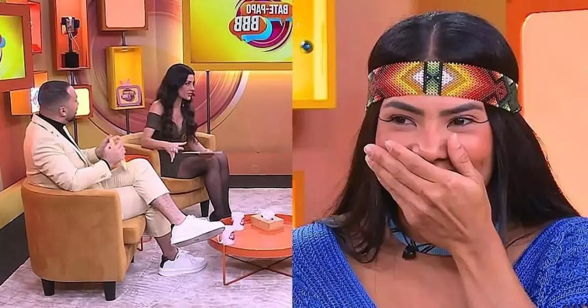 Marciele no Bate-Papo BBB após eliminação